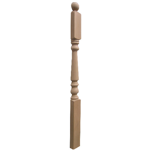 Colonial Elegance Pacific Half Newel Post - Hemlock - Natural Finish ...