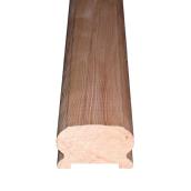 Colonial Elegance Wood Handrail - Hemlock - Natural Finish - 12-ft L