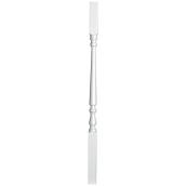 Colonial Elegance Primed Baluster - Wood - White Lacquered - 36-in L - Off-White