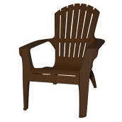 Chaise Adirondack en résine, terre