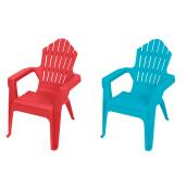 Gracious Living Adirondack Chair for Kids - Resin - Various Colours - Stackable