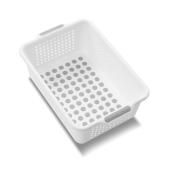 Madesmart Organizing Basket in White Plastic 4 x 8.1-in