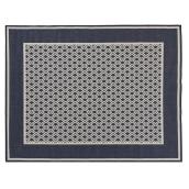Tapis d'intérieur ou d'extérieur Fresco, 8' X 10', noir/crème