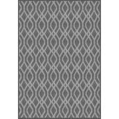 Multy Home Fresco Lithos Carpet - 7.7-ft x 10.1-ft - Grey and White
