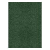 Multy Home 6-ft x 8-ft Green Polyester Needlepunched Area Rug
