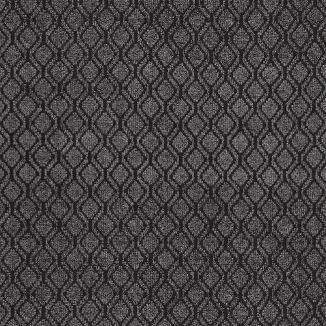 Multy Home 26-in W Cut-to-Length Needlepunched Grey/Black Polyester Runner