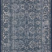 Multy Home 26-in W Cut-to-Length Tufted Blue Polyester Runner
