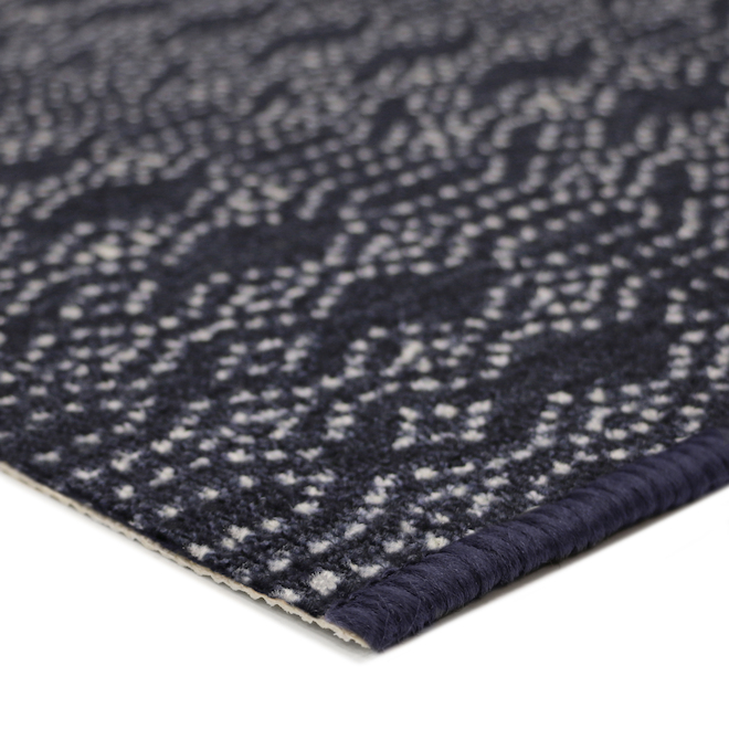 Multy Home 26-in W Cut-to-Length Tufted Navy Polyester Runner