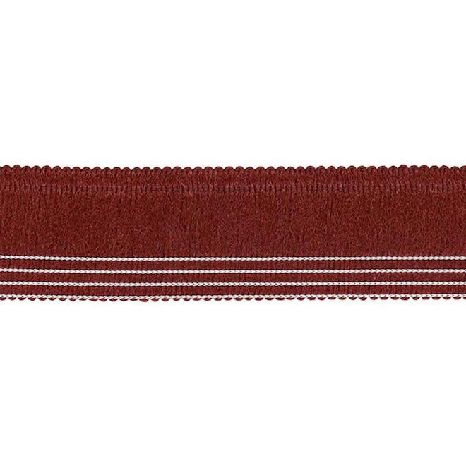 Multy Home Tapis de passage en oléfine/polypropylène extrudé rouge/rose Multy Edge, 1,5 po, rouge (au pied)