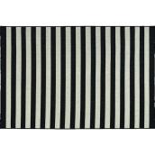 Multi Home Fresco Balter 8 x 11-ft Black White Striped Outdoor Rug