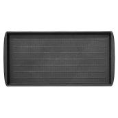 Plateau utilitaire Windsor VALU+ en caoutchouc noir, 15 x 30 po
