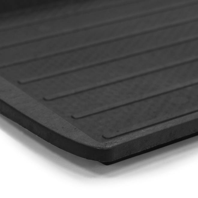 VALU+ Windsor Utility Tray in Black Rubber - 15 x 30-in