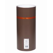Bobine de garniture peinte Euramax, brun et blanc, aluminium, 50 pi de long x 12 po de large