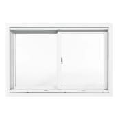 EX-4000 Thermos Sliding Window - White - PVC Covered Wood - 47-1/8-in W x 31-1/4-in H