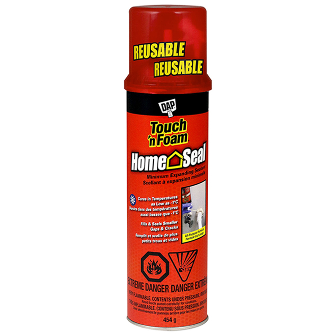 Scellant a expension minimale Touch'n Foam polyuréthane 16 oz.