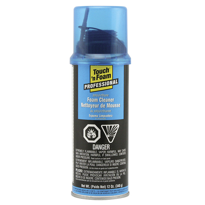 DAP Touch 'n Foam Polyurethane Foam Cleaner - 12-oz