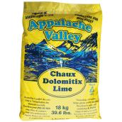 Chaux dolomitique Appalache Valley 39,6 lbs 3 pi²