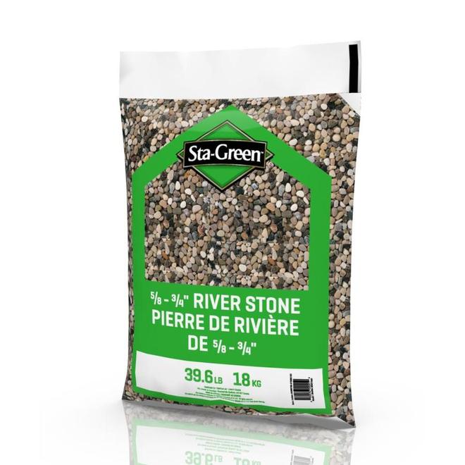 Sta-Green 0.62 to 0.75-in - 39.6 lb River Stones
