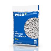 VALU+ 18-kg 1/2-in White Decorative Stones