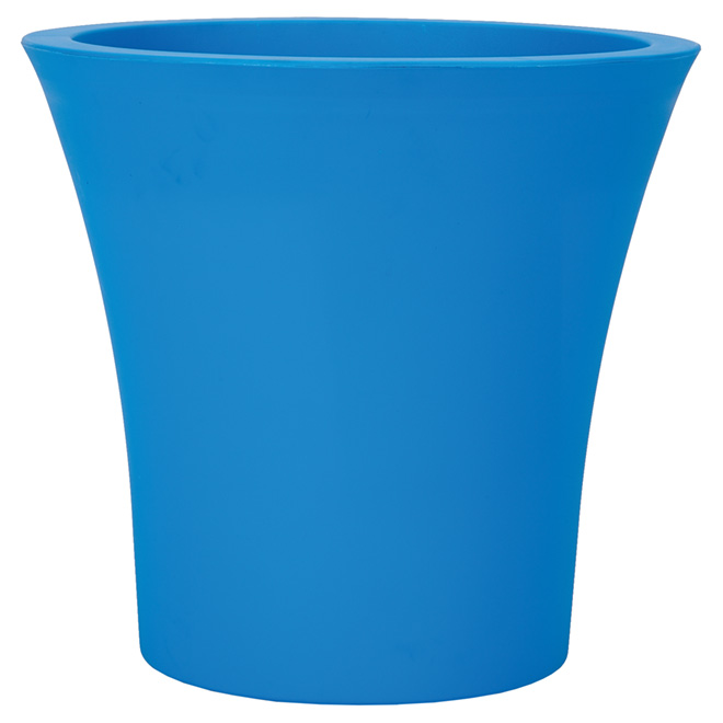 Planter Pot with Wheels - 15" - Blue
