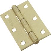 National Removable Pin Hinges in Brass