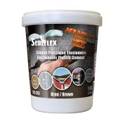 Ciment plastique élastomère SEALFLEX, brun, 1 kg