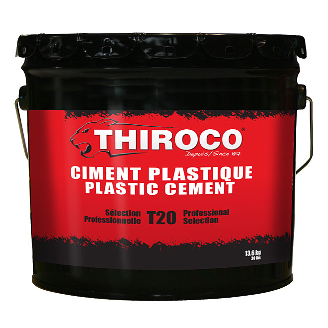 Ciment plastique de qualité professionnelle, 13,6 kg