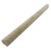 Avenzo 1-in x 12-in Stone Beige Natural Stone Bullnose Trim