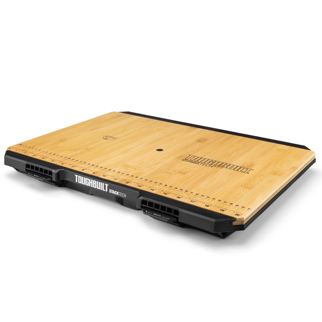 ToughBuilt StackTech Work Surface with Bamboo Top 20.7 x 16.2 x 1.8-in