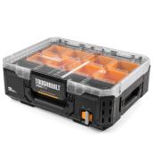 ToughBuilt StackTech Stackable Organizer with Clear Lid 21.1 x 18.7 x 3.7-in