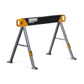 ToughBuilt Steel Sawhorse with 1000-lb Capacity and 28.82-in H