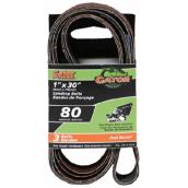 Gator 30-in L x 1-in W 80-Grit Aluminum Oxide Sanding Belts 3/Pk