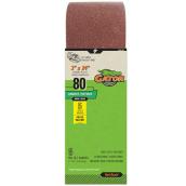 Gator Sanding Belts - Aluminum Oxide - 80-Grit - 24-in L x 3-in W - 5 Per Pack