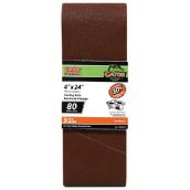 Rust-Oleum Gator 24-in L x 4-in W 80-Grit Aluminum Oxide Sanding Belts 5 Per Pack