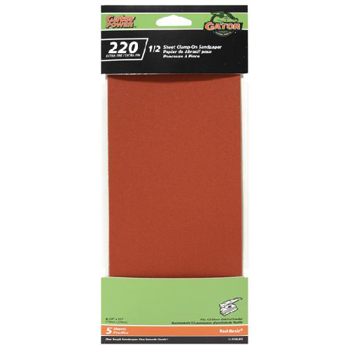 GATOR Papier Abrasif Grain 220 Paquet De 6 5140 012 RONA GATOR Papier Abrasif Grain 220 Paquet De 6 5140 012 RONA