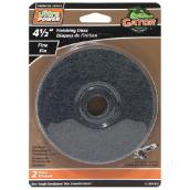 Gator Ultrapower 4.5-in Dia 7/8-in 180-Grit Arbour Hook and Loop Fine Finishing Discs 2 Per Pack