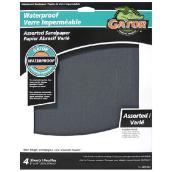 Gator Waterproof Sandpaper Sheet - 9-in W x 11-in L - Multi-Grade - Silicon Carbide - Finishing - 4 Per Pack
