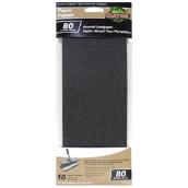 Gator Drywall Sandpaper Sheets - Clamp-On - Precut - 80 Grit - 10-Pack