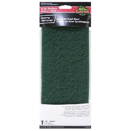 Gator Stripping Pad - Synthetic Fibre - Green - 11-in L x 4 1/2-in W  7318-012