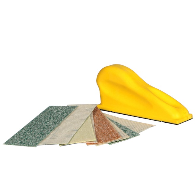 GATOR Micro Zip Sanding Tool Kit - Multi-Grit Sheets - 3 1/2-in L