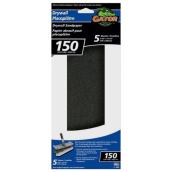 Gator Drywall Sanding Sheets - 4 1/4-in W x 11 1/4-in L - 150 Grit - Silicon Carbide - 5 Per Pack