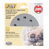 ShopSmith Abrasive Film Discs with Velcro Backing - 5-in Dia - 8 Holes - P320 Grit - Aluminum Oxide - 6 Per Pack