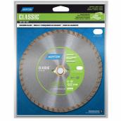 Norton Classic Turbo Diamond Circular Saw Blade - All-Purpose - Alloy Steel - 10-in Dia