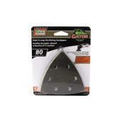 6-Hole Detail Sanding Sheets - 80 Grit - 6-Pack