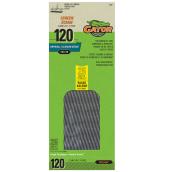 Rust-Oleum Gator 4-1/4-in x 11-1/4-in 120 Grit Precut Drywall Sanding Sheets - 25 Pack