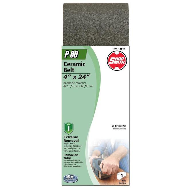 Courroies Abrasives Premium A/O X-Weight 2 X 72 Pouces – Grain 60, Pack De 10, USA
