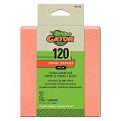 Rust-Oleum Gator 4-1/2-in x 5-1/2-in 120-Grit Multi-Surface Sanding Sponge - 2-Pack