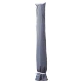 housse pour parasol de patio, 65,3 po, grise