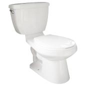 Round Front 2-Piece Toilet, 3,8 L, White