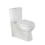 Round Front 2-Piece Toilet - Avitus - 3L/4.8L - White